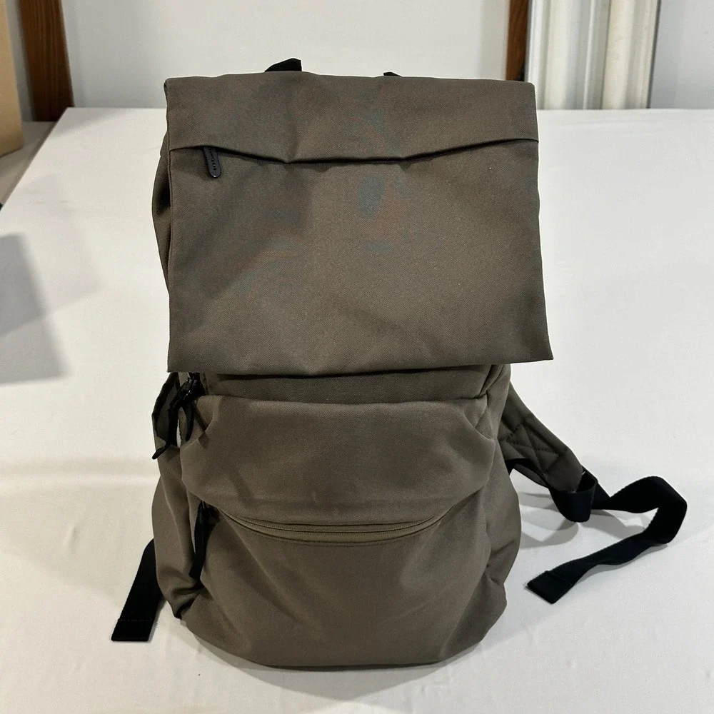Everlane The ReNew Transit Backpack Warm Quartz Brown Taupe Laptop Bag Travel